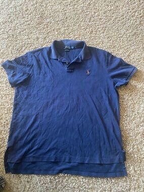 Polo by Ralph Lauren Men's Deep Blue Polo Shirt